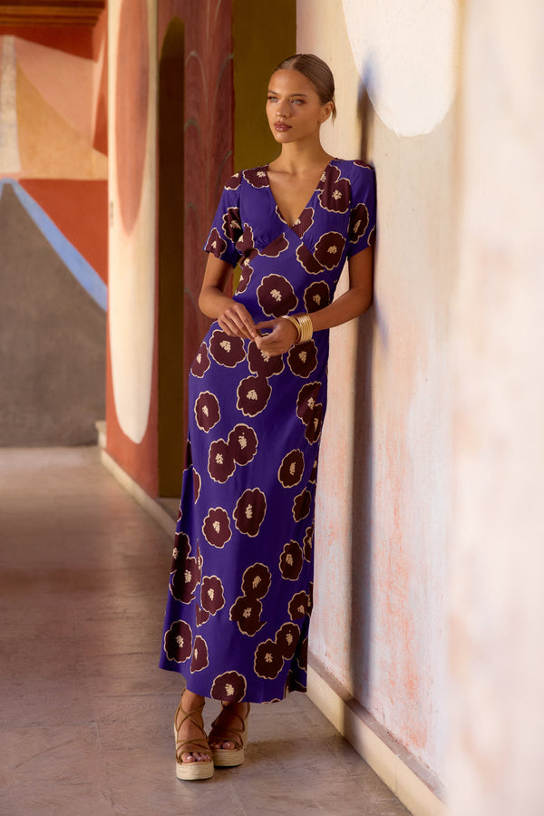 Alannah Dress In Juliet Rose