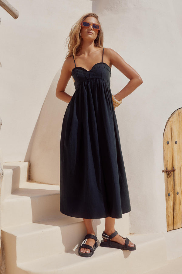 Amalie Dress In Black