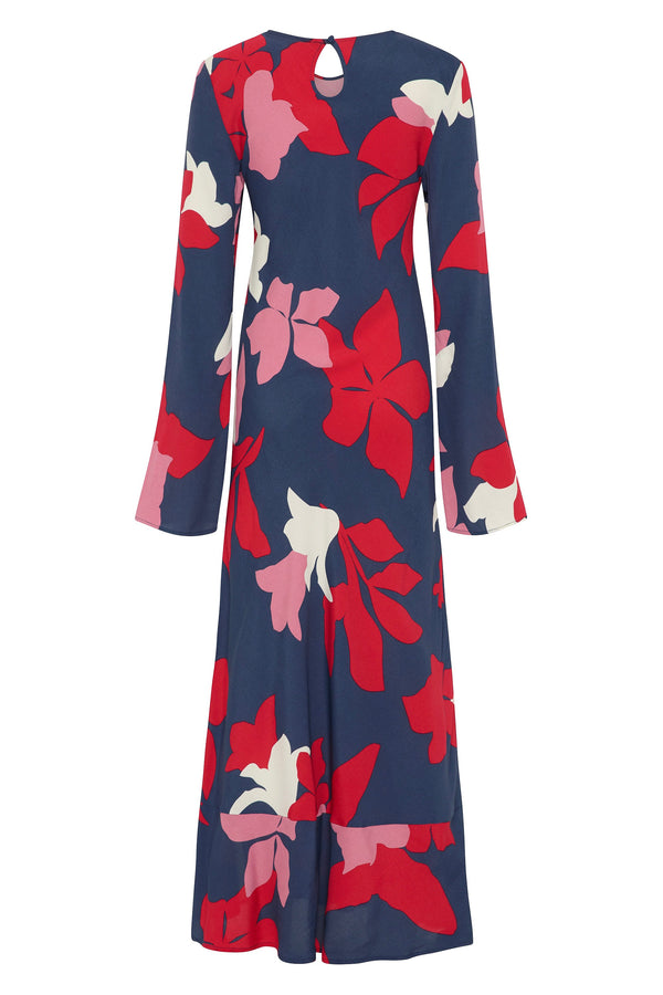 Anouk Dress In Flame Lily
