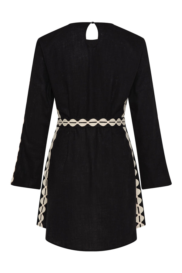 Anouk Mini Dress In Onyx