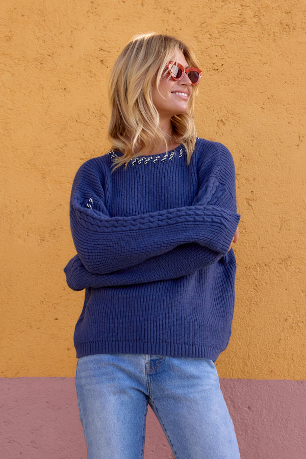 Ariana Knit In Oxford