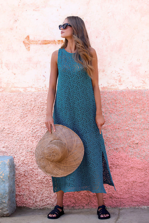 Ariel Dress In Emerald