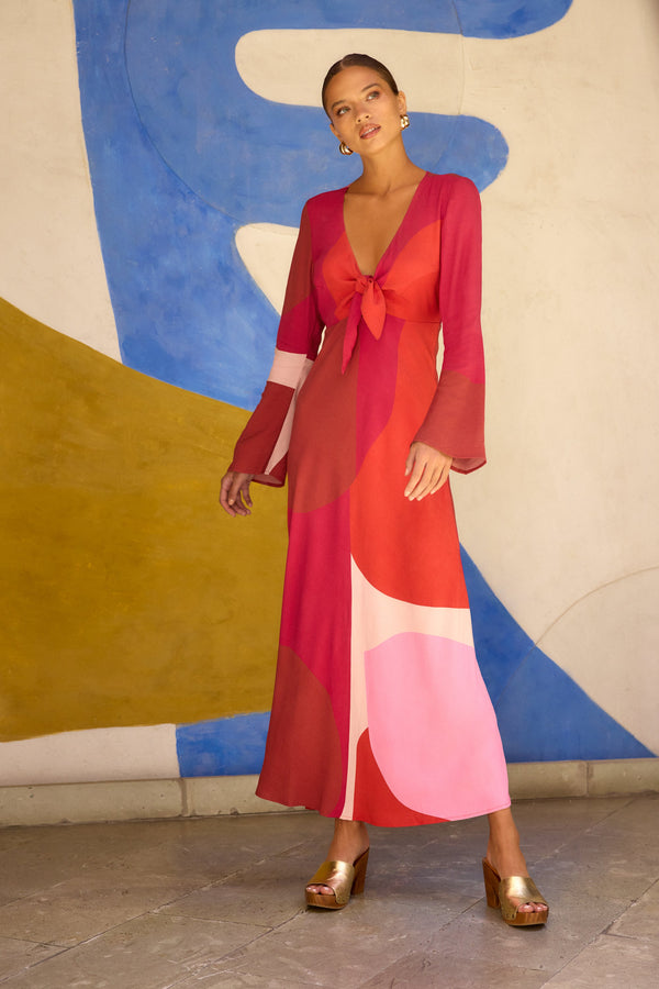 Aurora Dress In Desert Oak