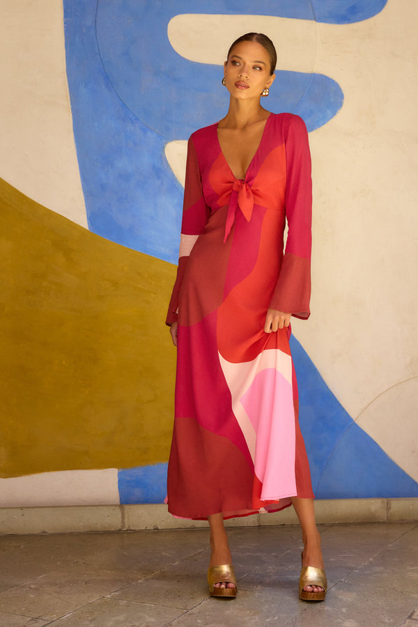 Aurora Dress In Desert Oak