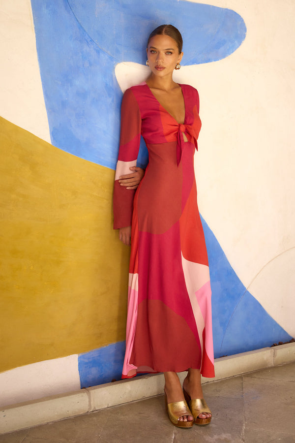 Aurora Dress In Desert Oak