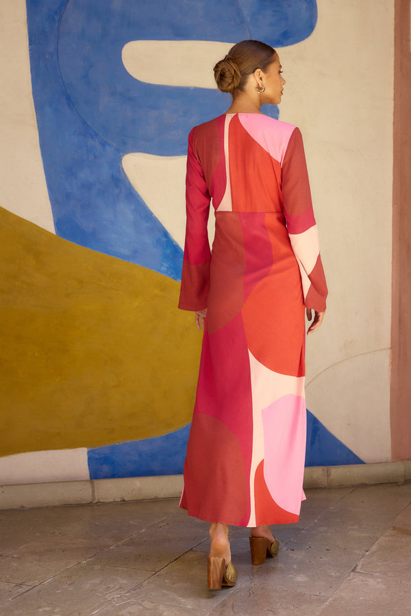 Aurora Dress In Desert Oak