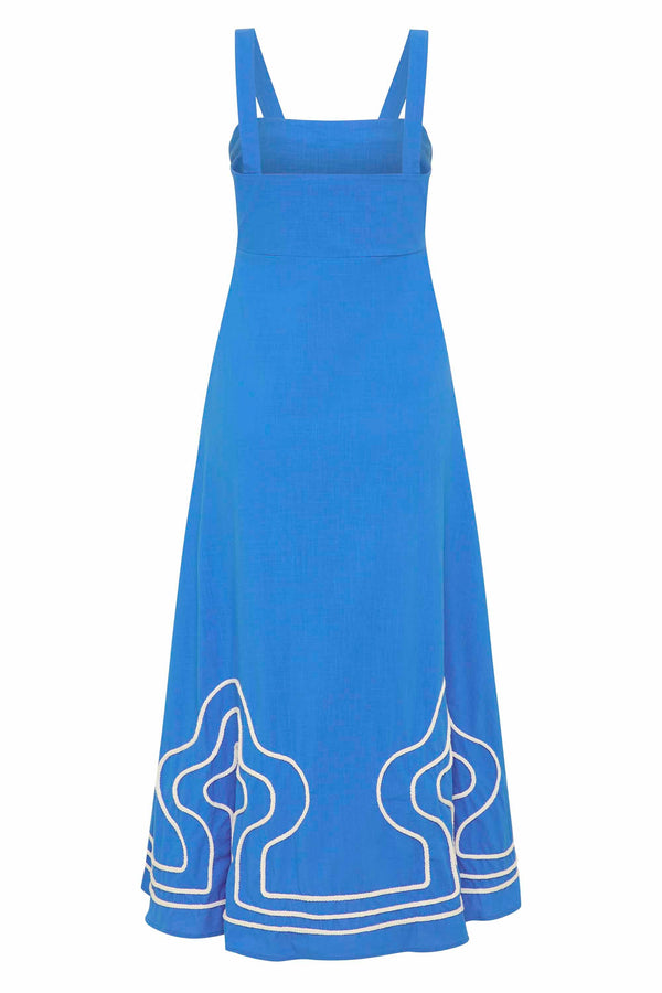 Iris Dress In Blu