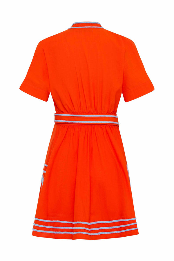 Momo Wrap Dress In Spritz