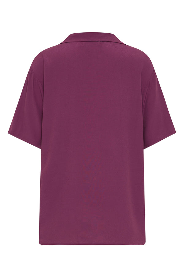 Bailey Shirt In Aubergine
