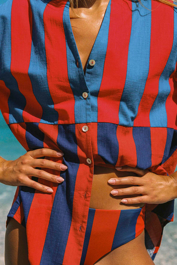 Beach Shirt In Horizon