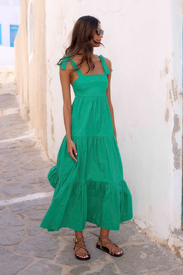 Bella Dress In Verde