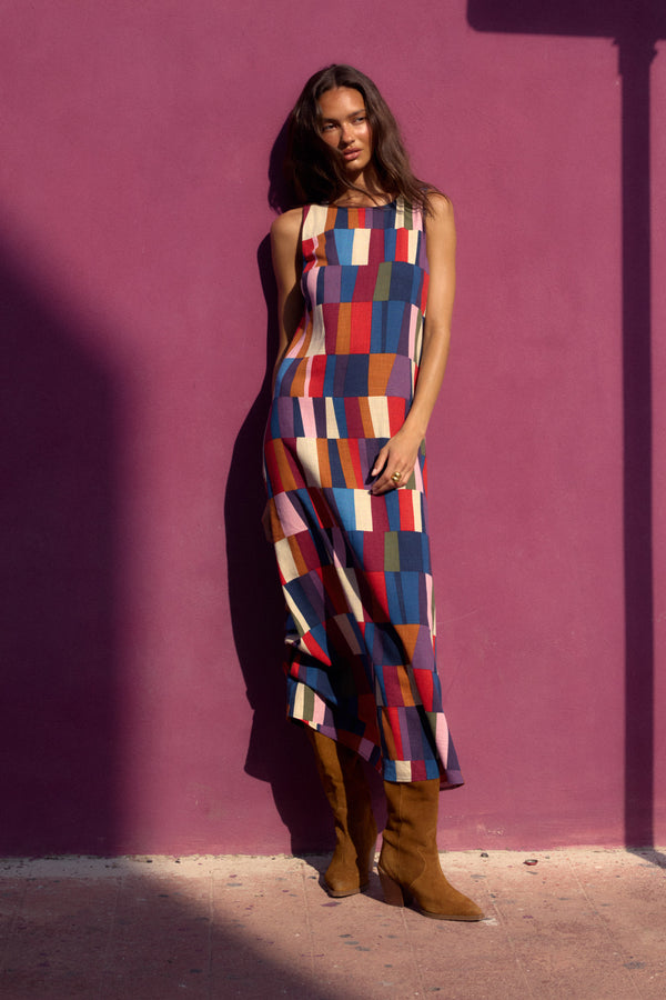 Binnie Dress In Forget Me Not