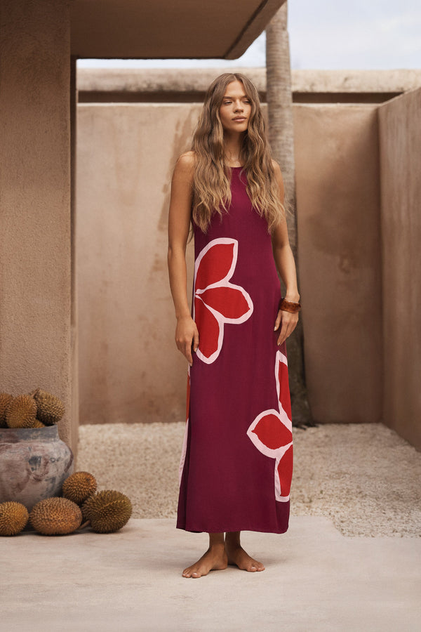 Binnie Dress In Gazamia Rosa