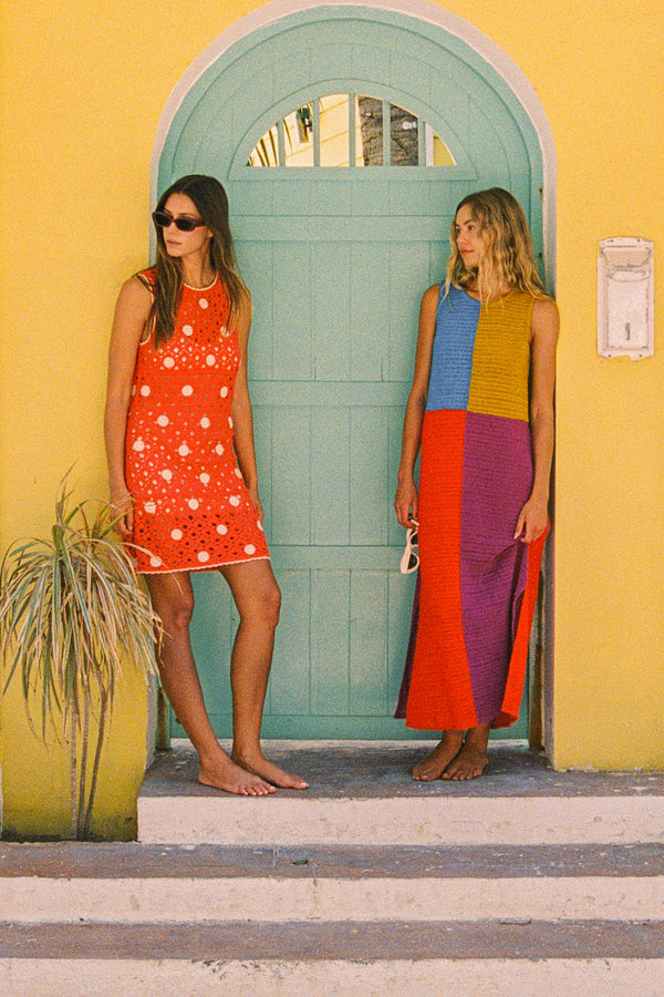 Bon Mini Dress In Guava