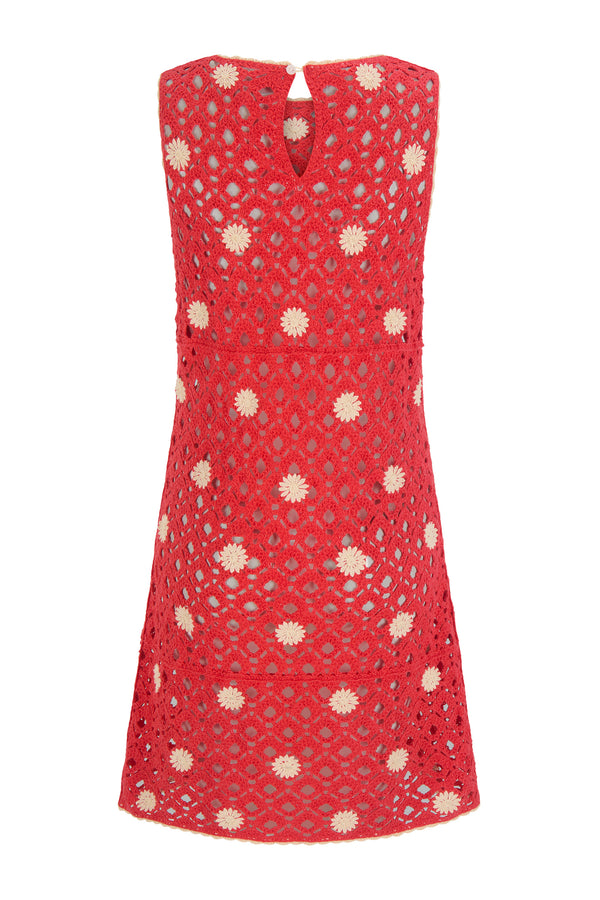 Bon Mini Dress In Guava