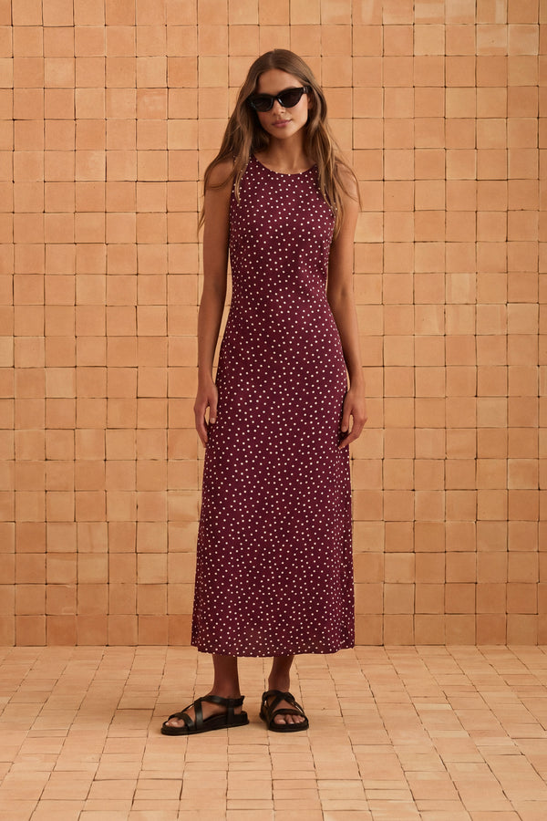 Candy Midi Dress In Dusty