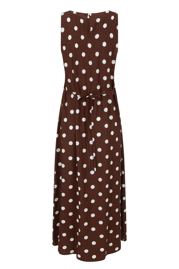 Candy Midi Dress In Cookies and Cream