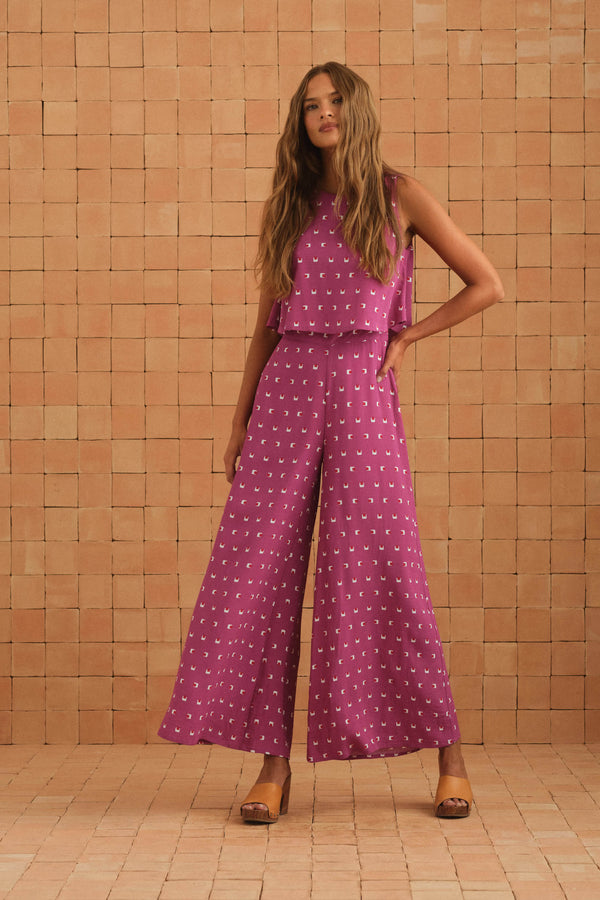 Charlie Jumpsuit In Tamarillo