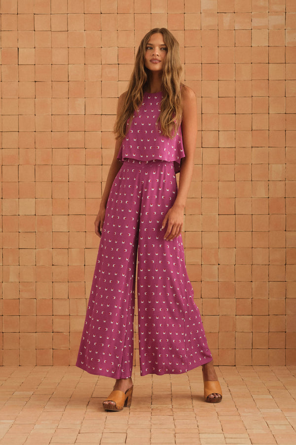 Charlie Jumpsuit In Tamarillo