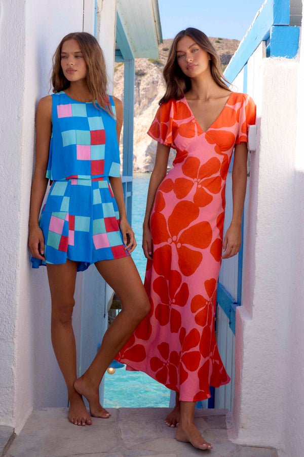 Charlie Playsuit In Bora Bora