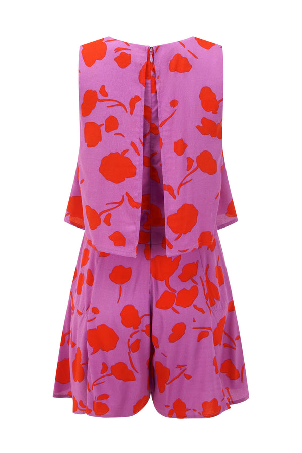Charlie Playsuit In Fuchsia