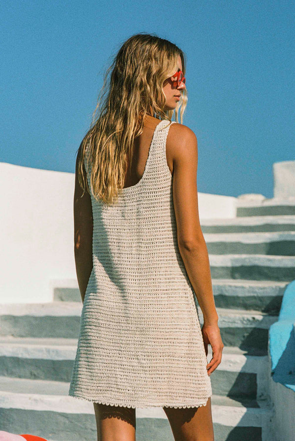 Coco Mini Dress In Ecru