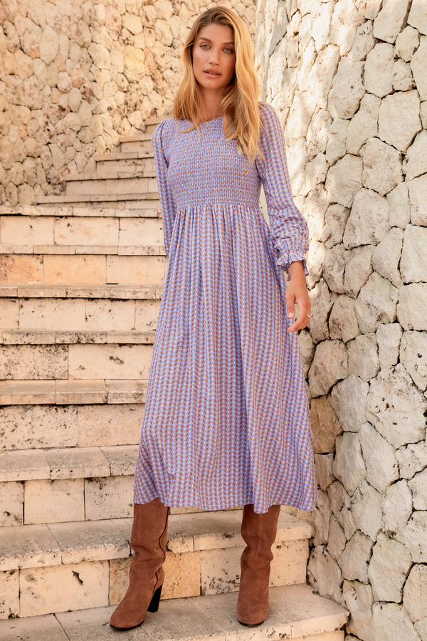 Dahlia Dress In Pampas