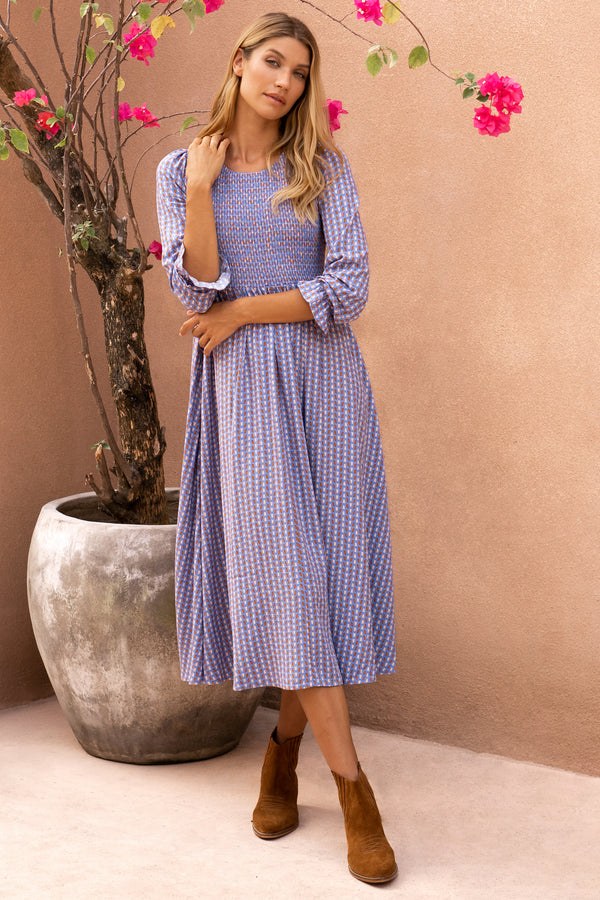 Dahlia Dress In Pampas