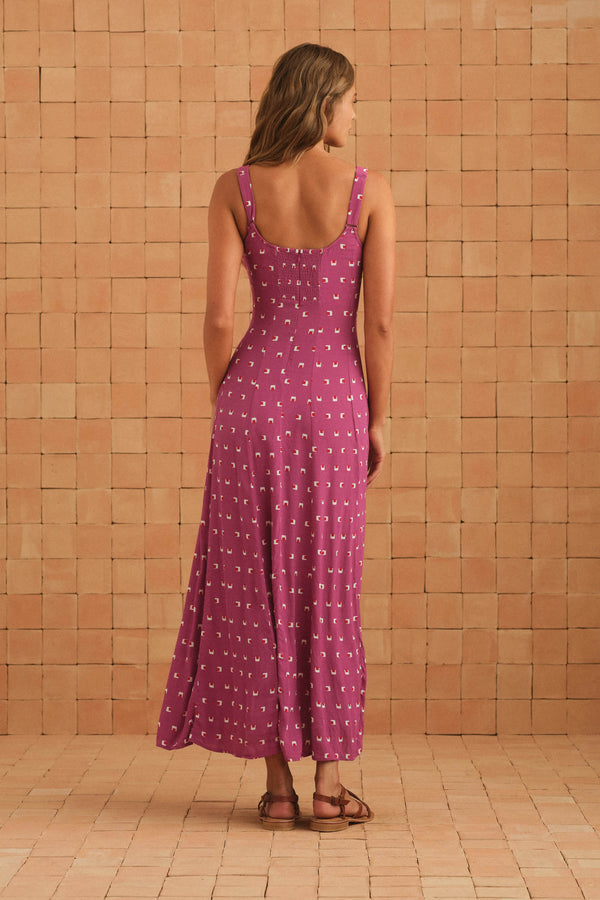 Daphne Dress In Tamarillo