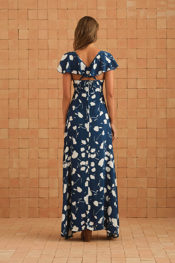 Dusty Dress In Hortensia