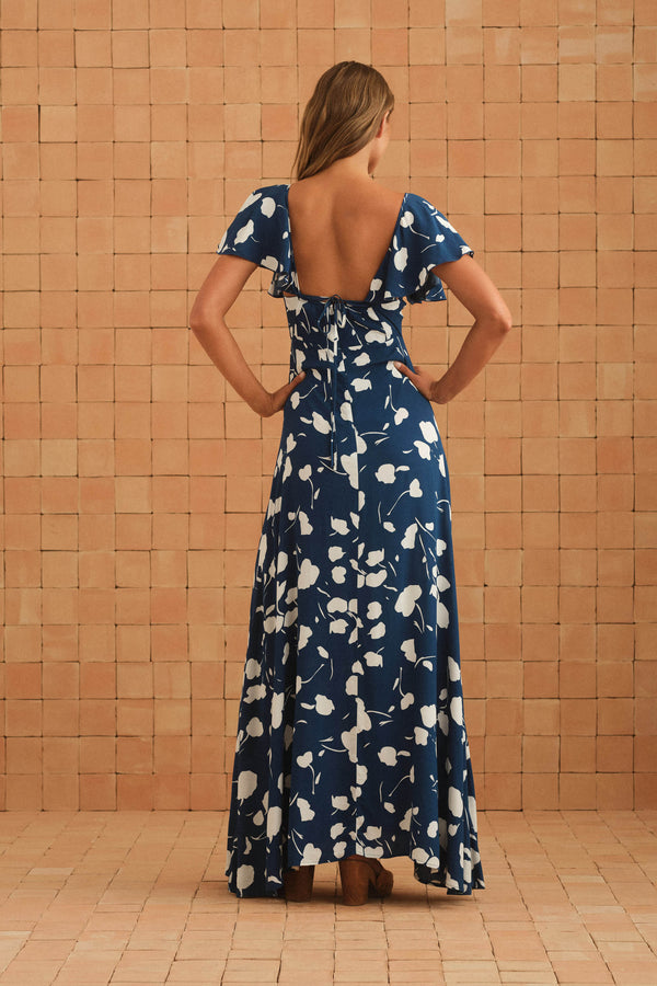 Dusty Dress In Hortensia