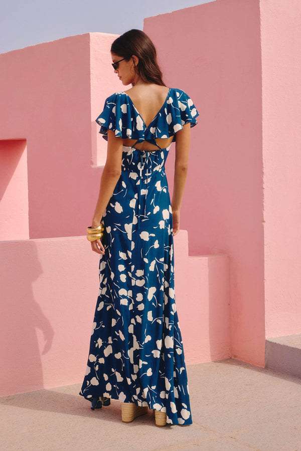 Dusty Dress In Hortensia
