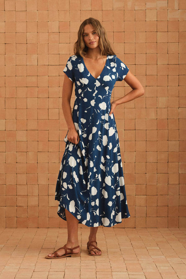 Elani Dress In Hortensia