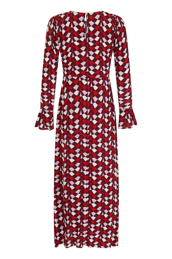 Elodie Dress In Paprika Spice