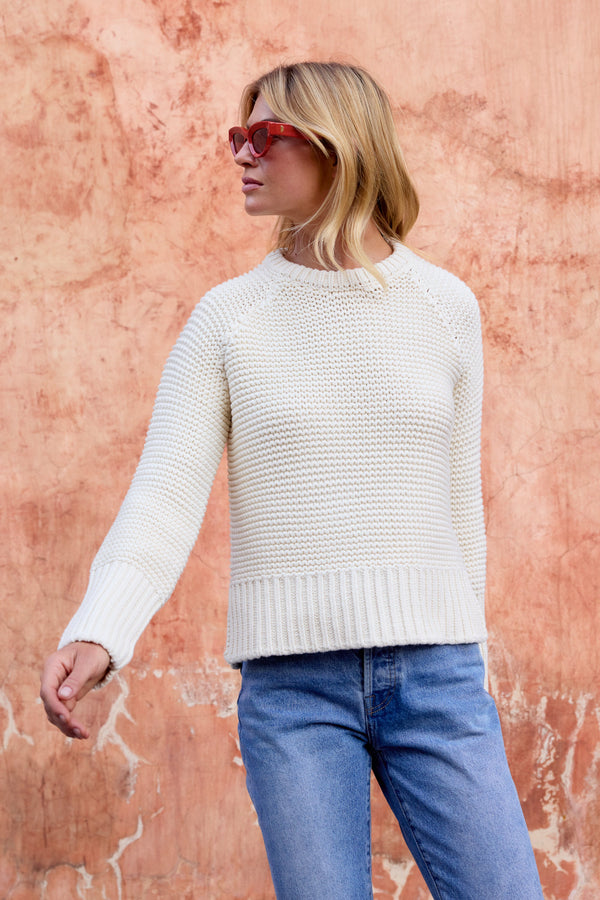 Elsie Knit In Vanilla