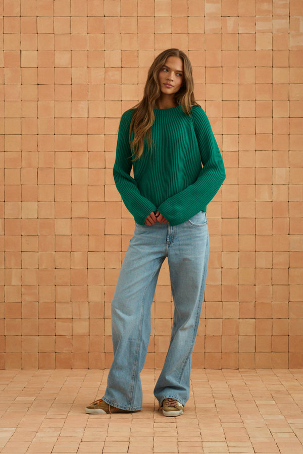 Gemma Jumper In Jade