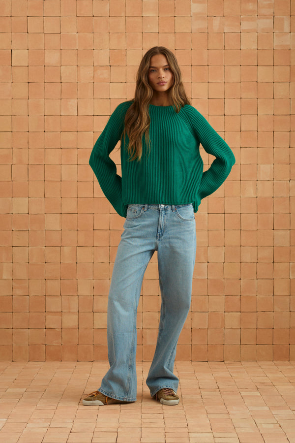 Gemma Jumper In Jade