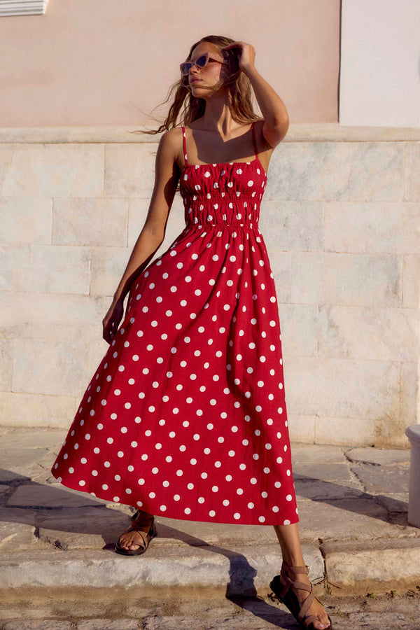 Gigi Dress In Chilli