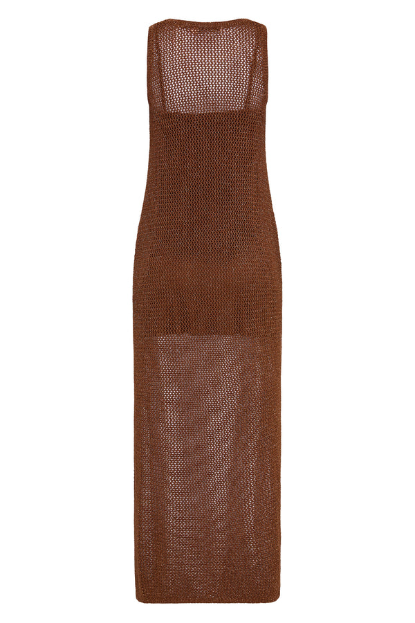 Goldy Dress In Bronze