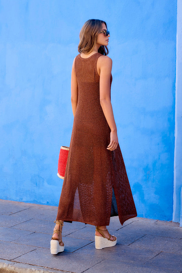 Goldy Dress In Bronze