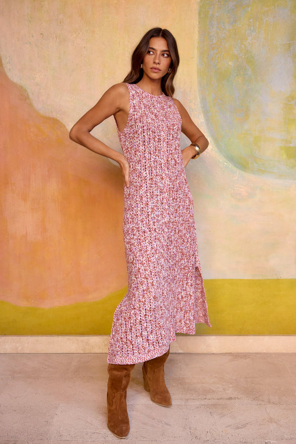 Goldy Dress In Dewberry