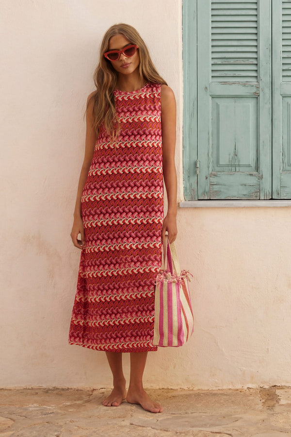 Goldy Dress In Kalani