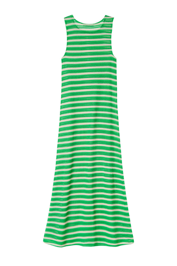 Goldy Dress In Mint Mirage