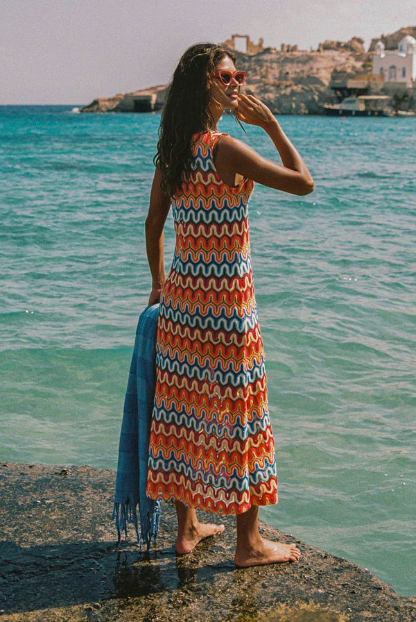 Goldy Dress In Mojito