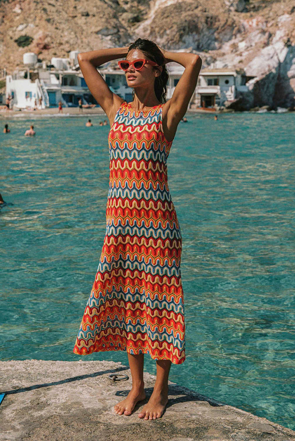 Goldy Dress In Mojito