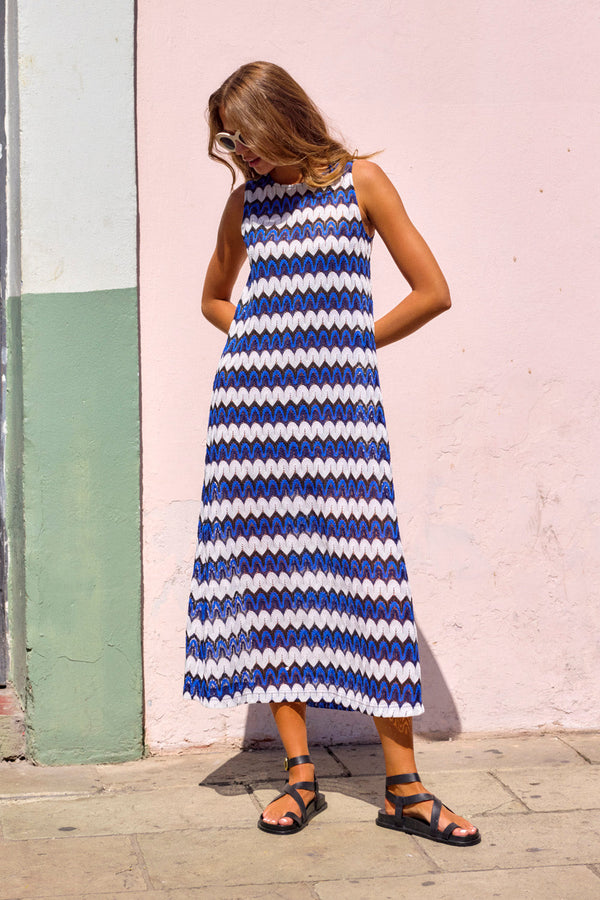 Goldy Dress In Topaz