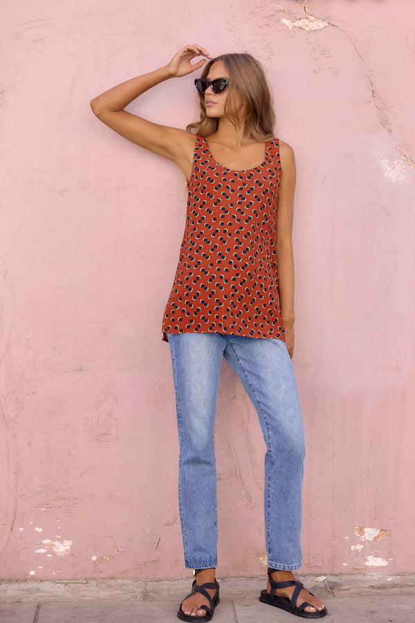 Harper Top In Feather