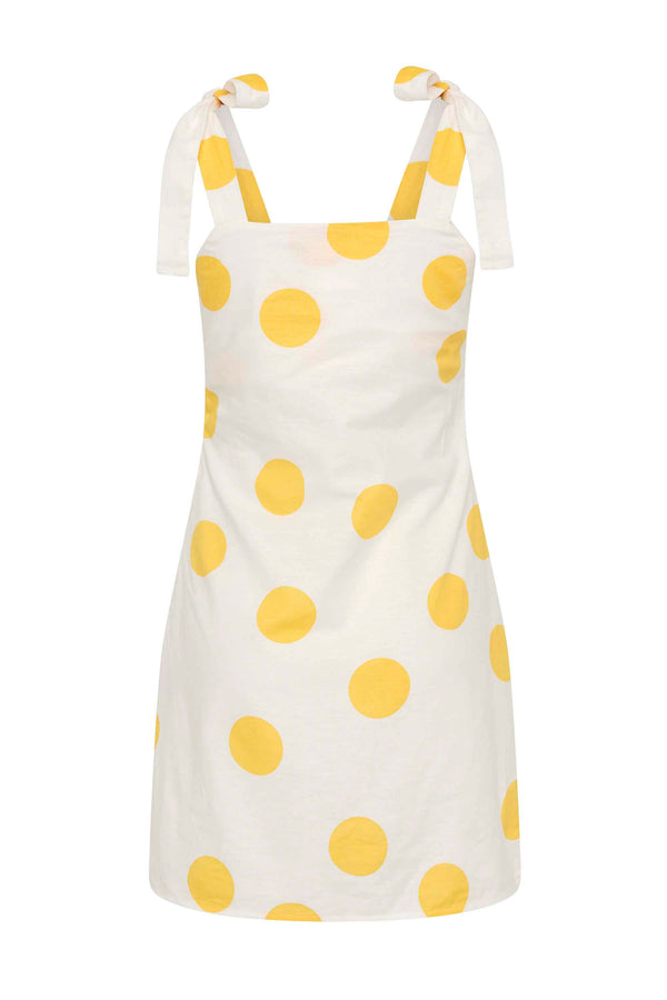 Hollie Tie Dress In Helios