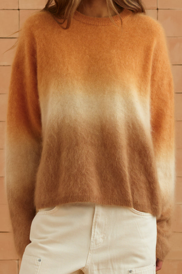 Honey Jumper In Caramel Ombre