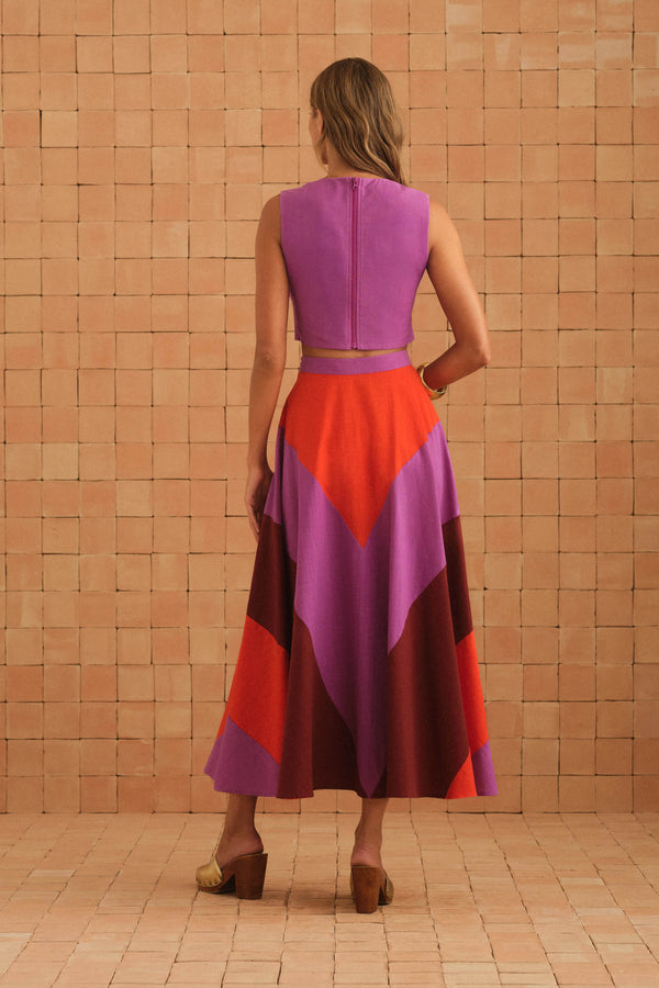 Arlo Skirt In Amapola